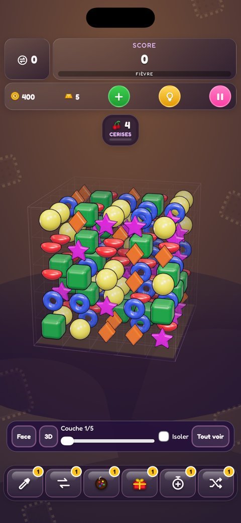 3D Crush Chrono — Mode Aventure