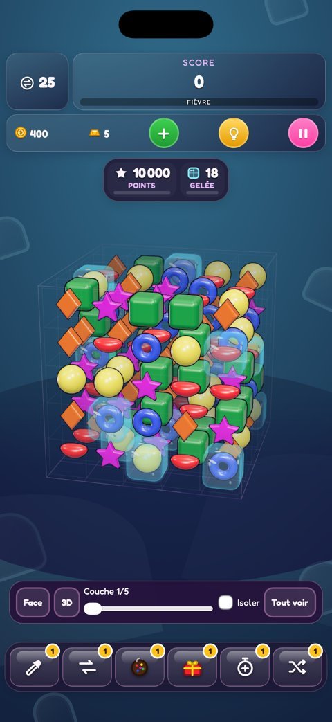 3D Crush Chrono — Gelées en volume